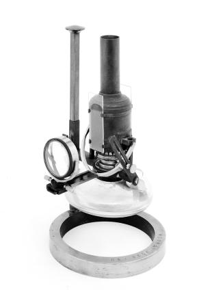 Beck adjustable kerosene microscope lamp