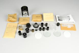 set of various optical accessories