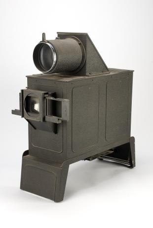Balopticon opaque and lantern slide projector