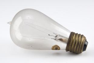 carbon filament light bulb