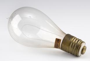 carbon filament light bulb