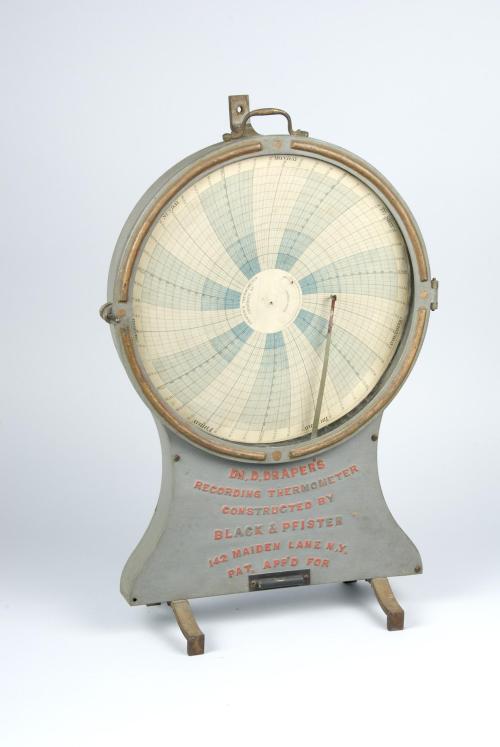 Draper's self-recording thermometer, Objects