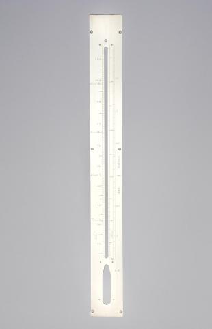temperature scale for a glass thermometer