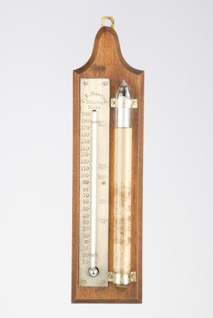 thermometer and storm glass