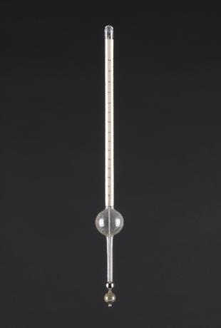 hydrometer with thermometer
