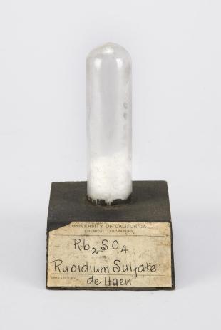 display sample of rubidium sulfate