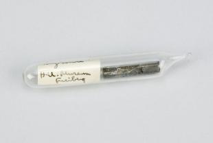 argentite sample in sealed glass tube