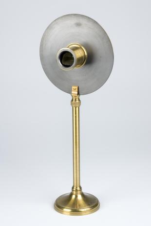 direct-vision Amici-pattern prism spectroscope on brass stand