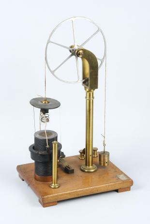 Elihu Thomson apparatus for showing the phenomena of alternating magnetic field