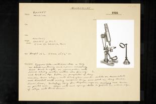 papers with Nachet medium compound microscope