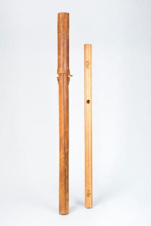 barometer case with inner wooden support