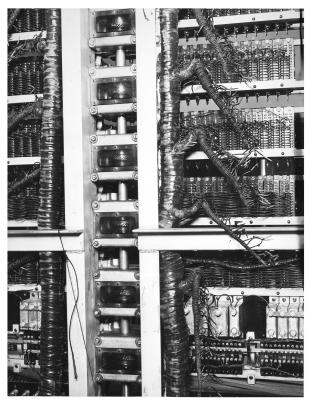 IBM ASCC-Mark I photo album: close-up of Mark I components during installation