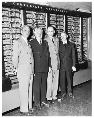 IBM ASCC-Mark I photo album: Inventors Hamilton, Lake, Aiken, Durfee