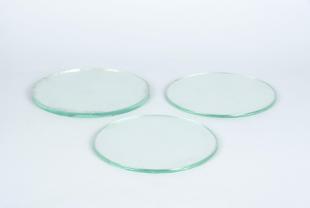 three replacement glasses for surveying or other instruments