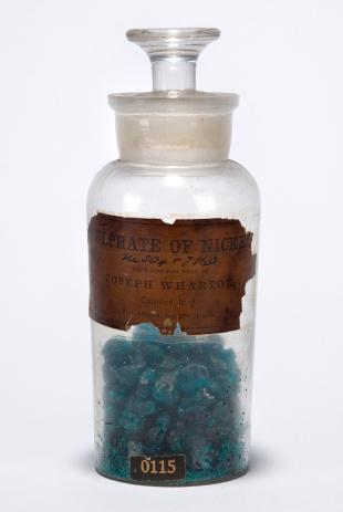 bottle of nickel sulfate