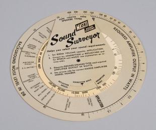 Masco "Sound Surveyor" slide chart