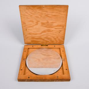 7-inch circular flat mirror