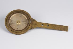 gimballed magnetic compass with arm