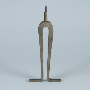 steel tuning fork with bent tines