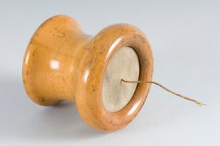 wooden telephone transmitter/receiver