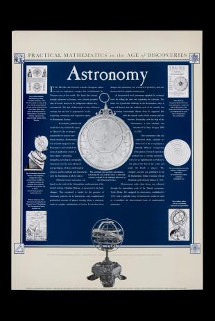 poster on early modern astronomy, Whipple Museum of the History of Science