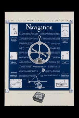 poster on early modern navigation, Whipple Museum of the History of Science