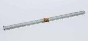 acoustic glass tube, e flat