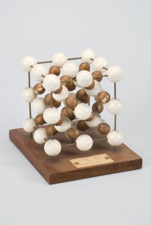 mineral molecular model: cuprite