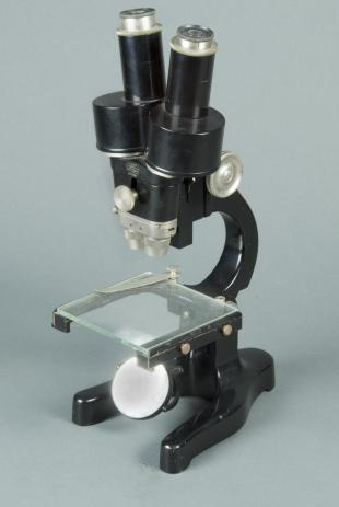 Leitz UBM-M or GUE wide field Greenough-type stereoscopic compound microscope
